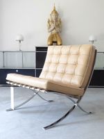 Knoll Barcelona Chair Relax Version Leder Venezia Ivory 03, NEU Berlin - Charlottenburg Vorschau