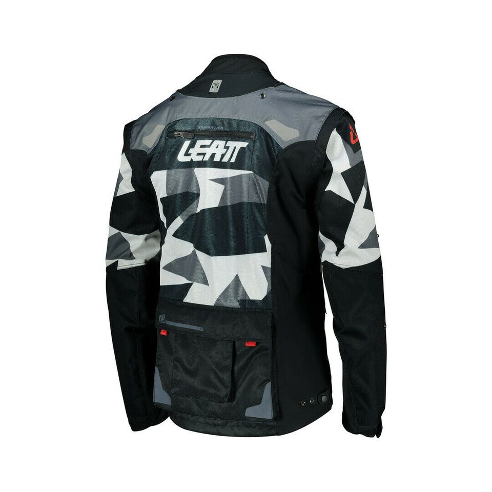 LEATT Jacke Moto GPX 4.5 X-Flow Camo Schwarz/Weiß in Großolbersdorf