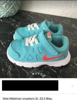 Top Zustand!!!  Nike Mädchen Sneaker Gr. 23,5 Türkis Pink Schuhe Nordrhein-Westfalen - Warendorf Vorschau