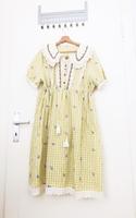 Kleid Karo Lolita Blume Stickerei Baumwolle Hannover - Südstadt-Bult Vorschau