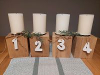 Adventskranz Advent Kerzenhalter Eiche Holz Holzklotz Nordrhein-Westfalen - Soest Vorschau