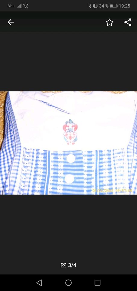 Markendirndl, blau weiß Gr. M in Lichtenau