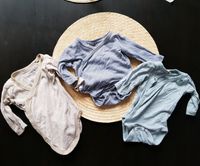 3 Wickelbodys Body Baby 50 56 blau beige Sachsen-Anhalt - Magdeburg Vorschau