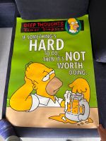 Simpsons Poster 90 x 64 cm Deep Thoughts of Homer Simpson Friedrichshain-Kreuzberg - Kreuzberg Vorschau