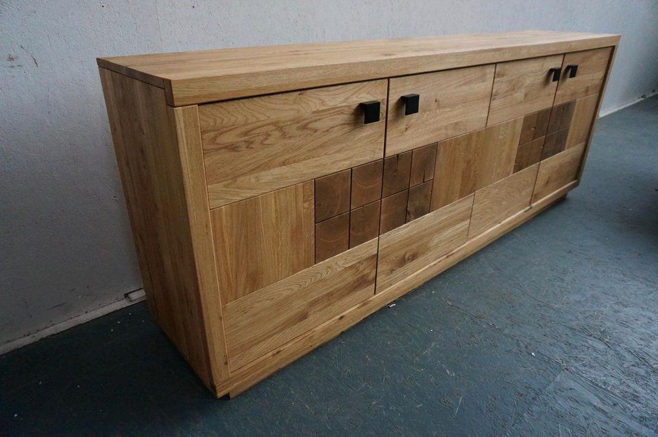 G&K Sideboard IV Wisconsin # Wildeiche # 223x44x84 # Massiv-Möbel in Alsfeld