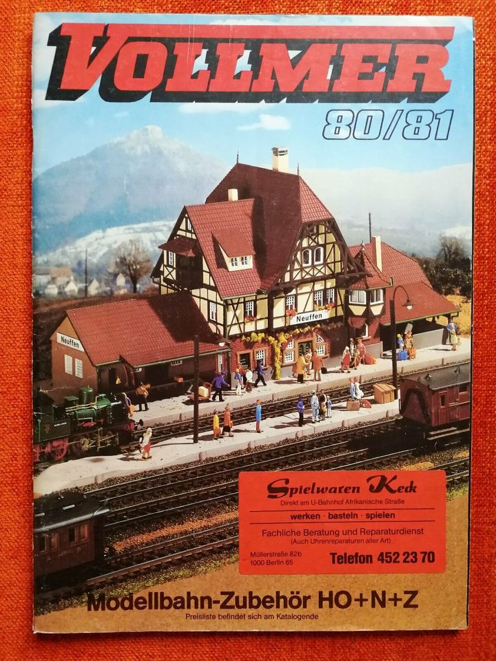Vollmer Katalog Modellbahn 1980 / 81 Spur H0 N Z in Berlin