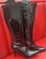 Fantasma  Kunst Lack Stiefel für tolle Beine 37 schwarz Vintage Niedersachsen - Meine Vorschau