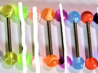 BARBELL PIERCINGS ZUNGENPIERCINGS  ★ 4  Farben ★ NEU ★ je 2,50€ Kiel - Gaarden Vorschau