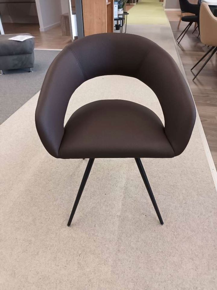 6er Stuhl Set, Braun, BxHxT 64x80x54 cm,statt 1470€ in Meißen