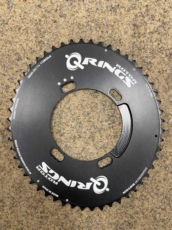 Kettenblätter ROTOR Q-Rings 52/36 Zähne BCD 110mm, 4-Arm Shimano in Einbeck