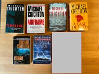 6x Michael Crichton: Jurassic Park, Congo, etc. (Englisch) Baden-Württemberg - Leimen Vorschau