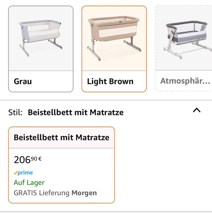 Chicco Next2Me Beistellbett+ Babywanne geschenkt in Berlin