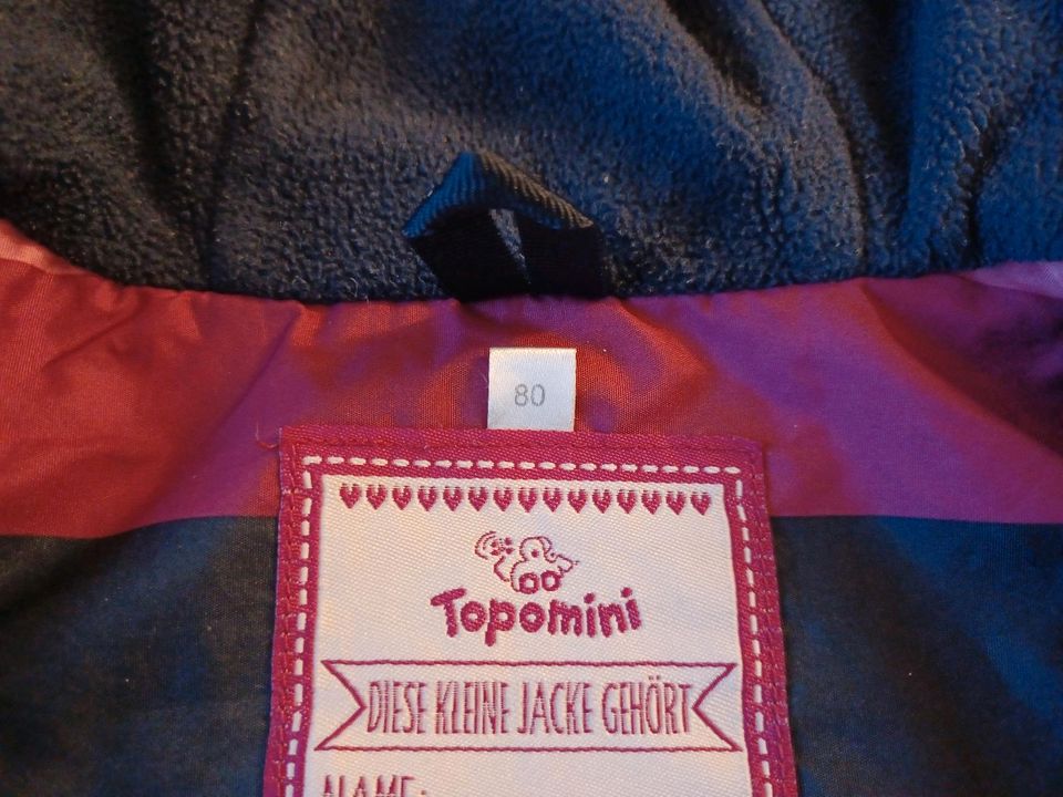 Regenjacke Topomini Gr. 80 in Lennestadt