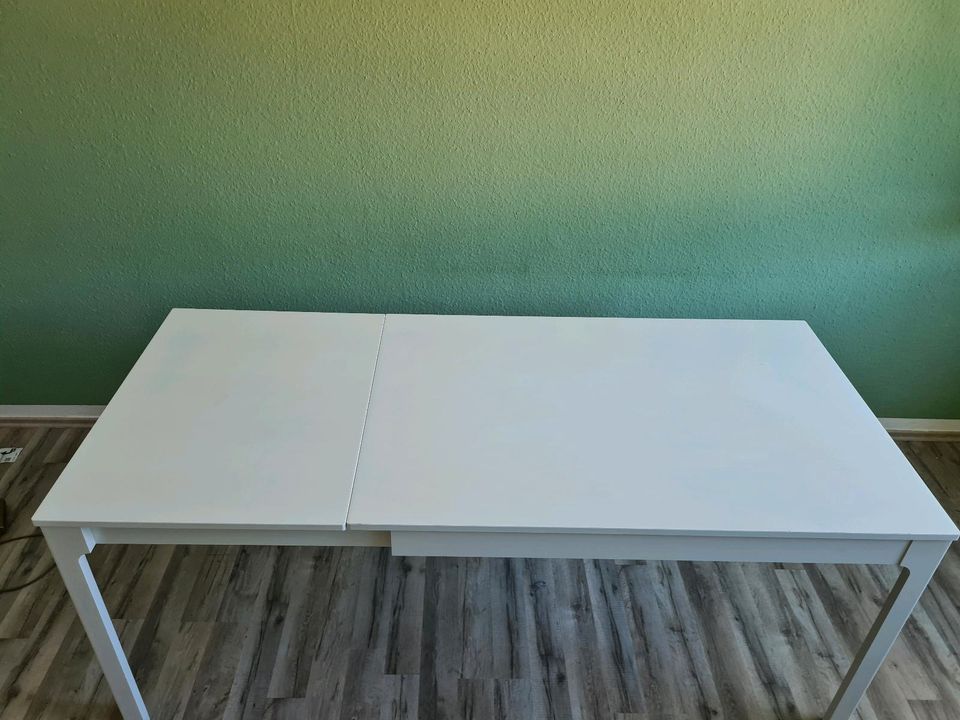 Ikea Esstisch Ekdalen ausziehbar weiß 120/180x80cm in Wuppertal