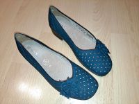 Ballerinas Pumps Marke Jenny by ARA blau Weite H Leder Baden-Württemberg - Freiburg im Breisgau Vorschau