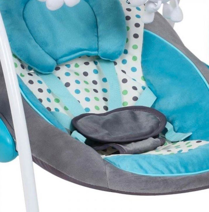 Babyschaukel Babywippe Wippe Baby mit Musik Blau in Hainburg