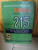 Bedienungsanleitung Singer Serie 215 Nähmaschine Hessen - Butzbach Vorschau