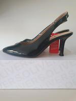 NEU Slingpumps Pumps schwarz Lackoptik sOliver Nordrhein-Westfalen - Haan Vorschau