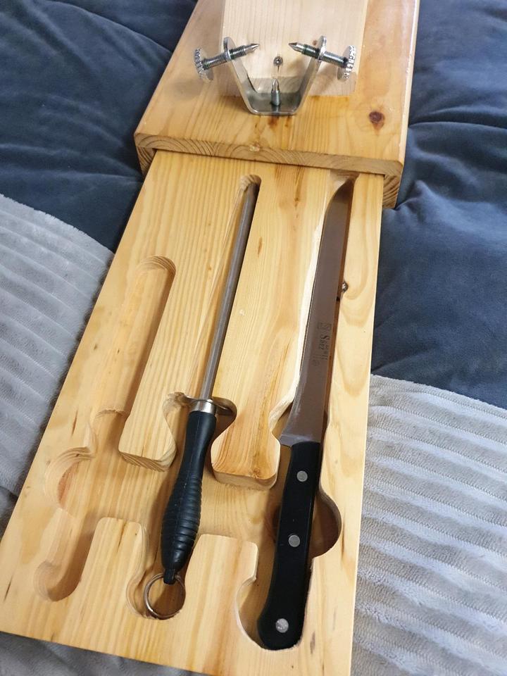 Schinkenhalter inkl. Messer- und schärfer für Jamon Serrano in Offenburg
