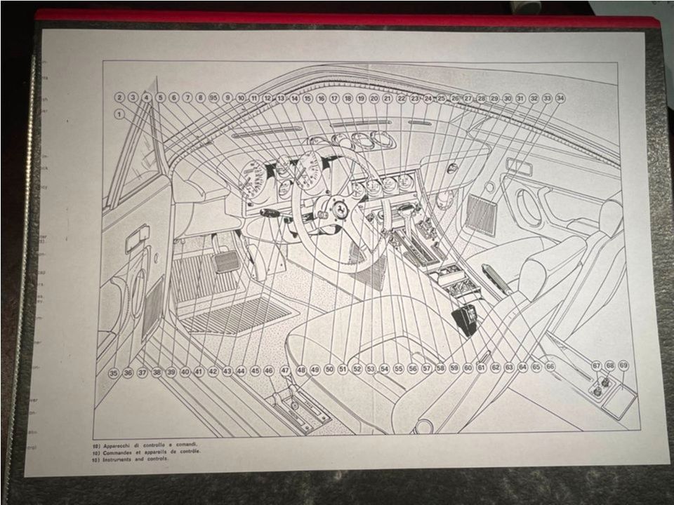 Bedienungsanleitung Ferrari 400i (1982) in Haar