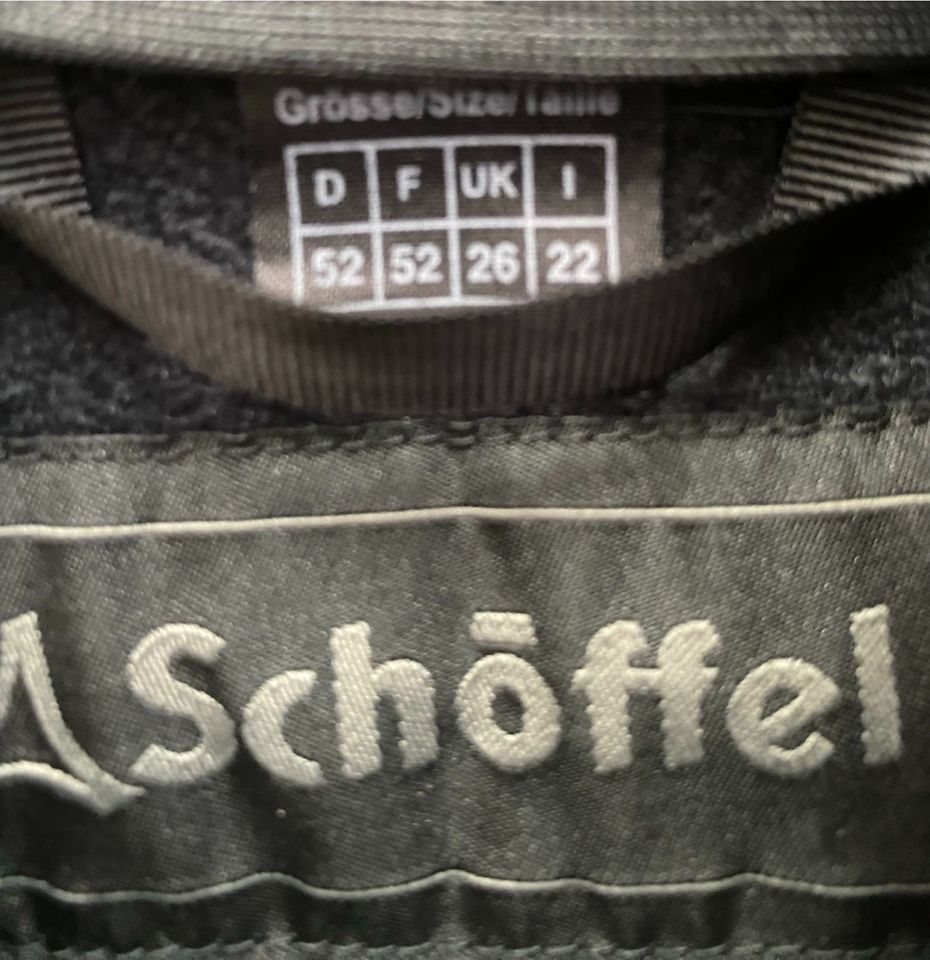 Schöffel Fleece-Weste schwarz XXL in Wiesenbach