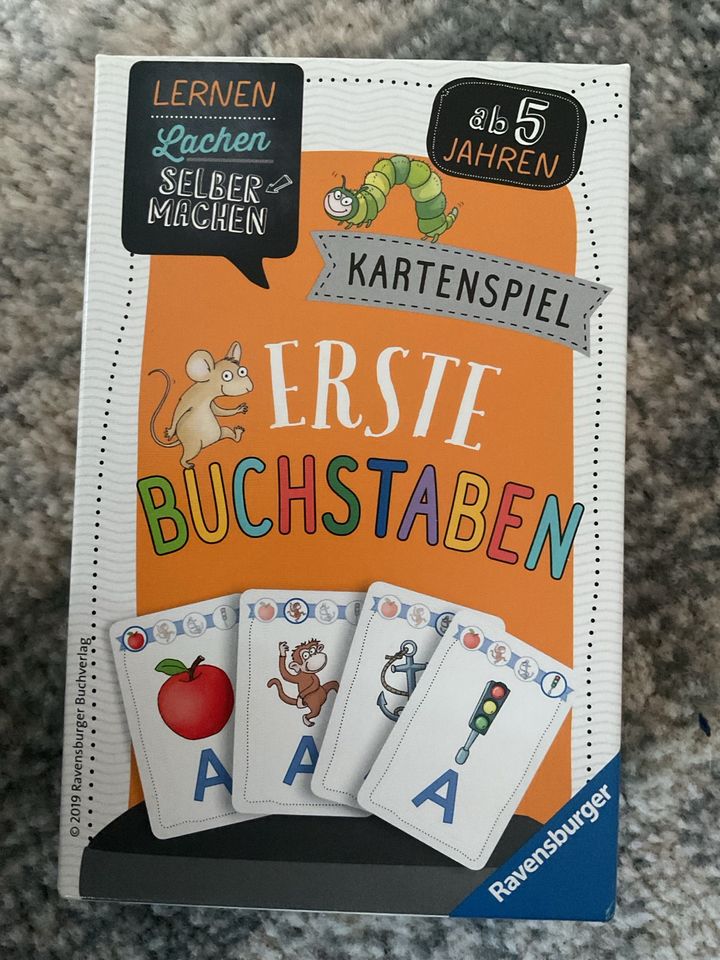 Ravensburger Kartenspiel Erste Buchstaben ab 5 Jahre in Zabenstedt