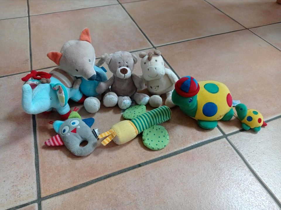 Baby/ Kinderspielzeug Musik Schildkröte, Mobile, Rasseln, Teddy in Zirndorf