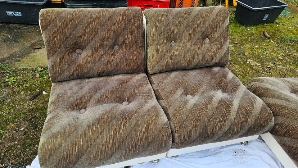 Vintage Sofa Retro Couch Sessel Mario Bellini Amanta Stil 6-teil in Ingelheim am Rhein