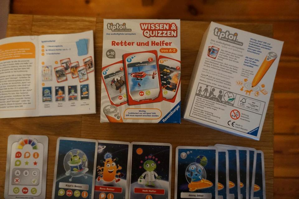 Tiptoi Wissen & Quizzen- Retter, Erfindungen, Raubtiere, Körper in Wildau