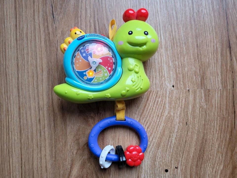 Vtech Kunterbunte Rasselschnecke Babyspielzeug in Erlabrunn