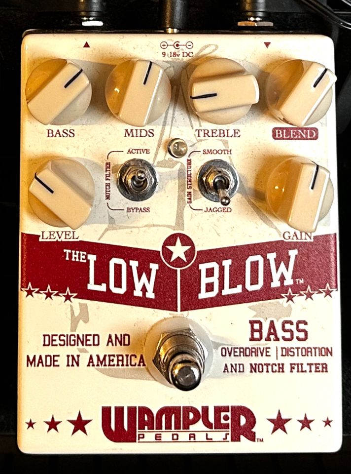 Wampler Low Blow Bass Overdrive/Distortion in Kamen