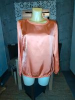 Gustav Bluse 36 Rundhals Langarm apricot orange seidig Rheinland-Pfalz - Bad Kreuznach Vorschau