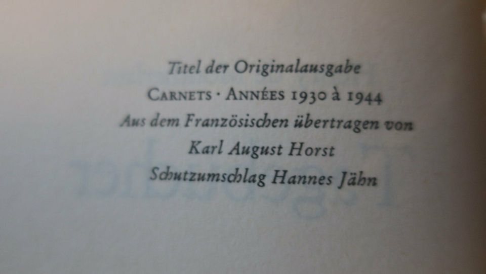 Henry De Montherlant-Tagebücher 1930 - 1944-Carnets-Frankreich in Berlin