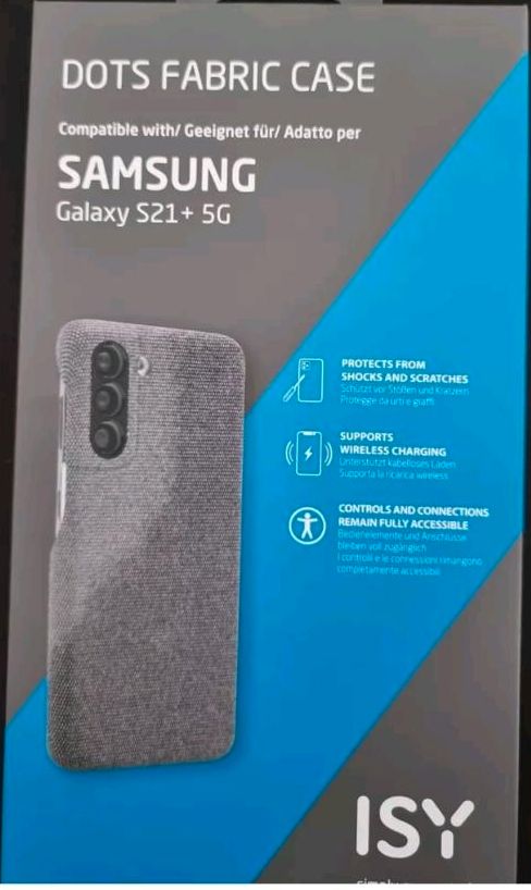 ISY Hülle Backcover für Samsung Galaxy S21+ 5G Grau NEU Mit OVP in Einbeck
