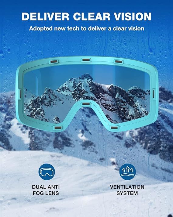 ZIONOR  Snowboardbrille Skibrille in Hillscheid