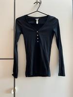Shirt Longsleeve Langarm Basic schwarz 34 XS Dresden - Neustadt Vorschau