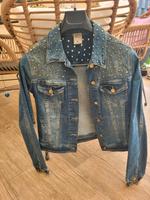 Jeansjacke mit Nieten von Zara Köln - Köln Merheim Vorschau