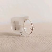 Silber Ring mit Anker und kleinem Steinchen 925 Silber Größe 56 Baden-Württemberg - Mannheim Vorschau