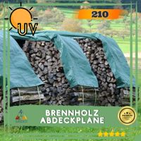 Brennholz Kaminholz Holzabdeckplane 1,5 m x 12m 210g/m² grün Nordrhein-Westfalen - Kalkar Vorschau