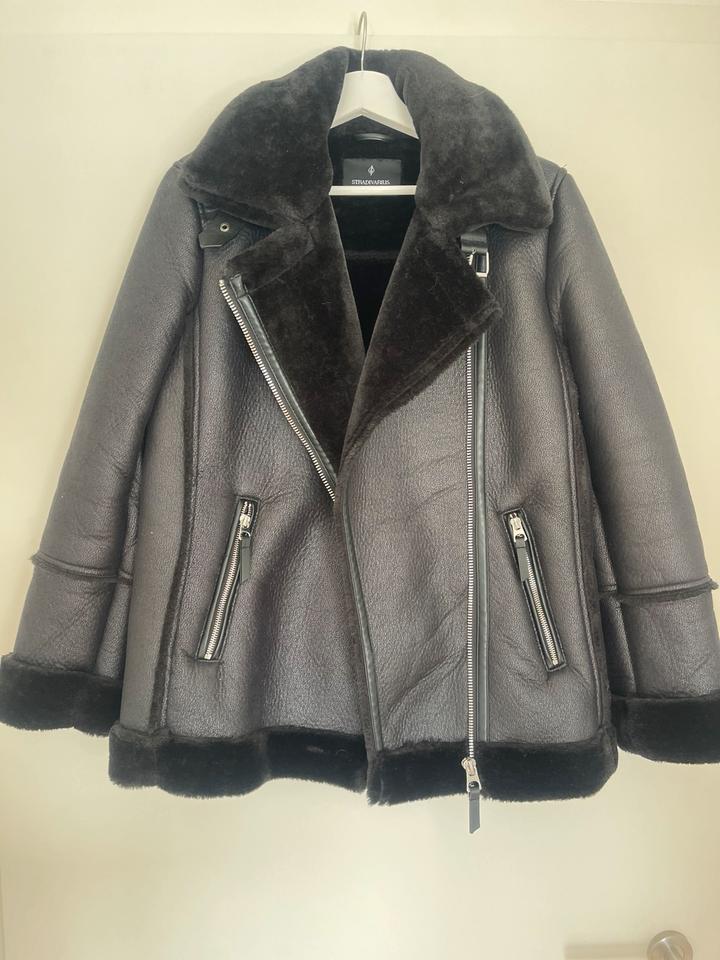 Gefütterte “Biker” Jacke Winterjacke Gr. S von Stradivarius in München
