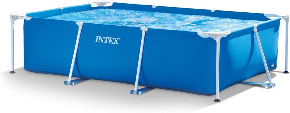 Intex Rectangular Frame Pool, Blau, 300 x 200 x 75 cm Set in Bomlitz