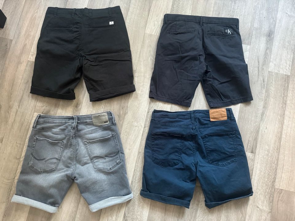 Kurze Hosen S (3x Jack & Jones, 1x Calvin Klein) in Dessau-Roßlau