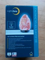Salzkristall mit Beleuchtung und Marmorsockel NEU mit OVP Nordrhein-Westfalen - Nordwalde Vorschau