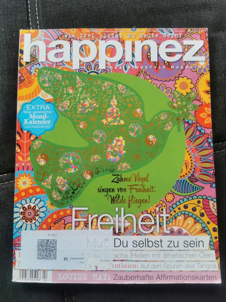 Happinez Zeitschriften kompletter 9. Jahrgang 2018 Nummer 1 - 8 in Rheinböllen