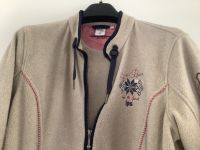 Fleecejacke beige mit Stickereimotiv Gr. 48 Baden-Württemberg - Grenzach-Wyhlen Vorschau