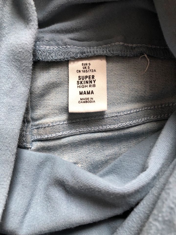 Umstandsjeans H&M und C&A Größe 36/S Grau, Dunkelblau, Hellblau in Sehnde