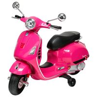 Vespa Motorroller Kinderfahrzeug mit Stützrädern 6V pink Sachsen - Kitzscher Vorschau