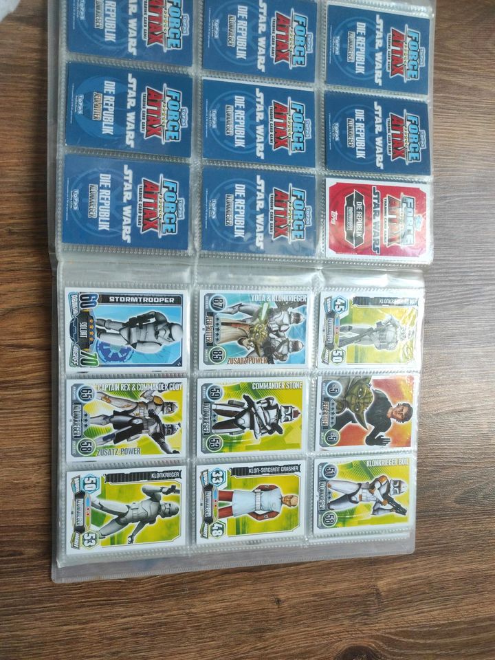 Sammelkarten Star Wars force Attax in Viersen