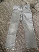 H & M Jeans Mädchen Gr. 116 grau Denim Hose Druckknopf Sachsen-Anhalt - Sangerhausen Vorschau