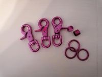 Paracord Karabiner, Endstück, Ringe Pink Bayern - Pleystein Vorschau